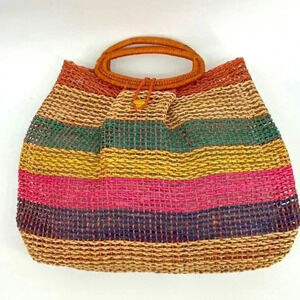RAFFIA  BOHO HANDBAG